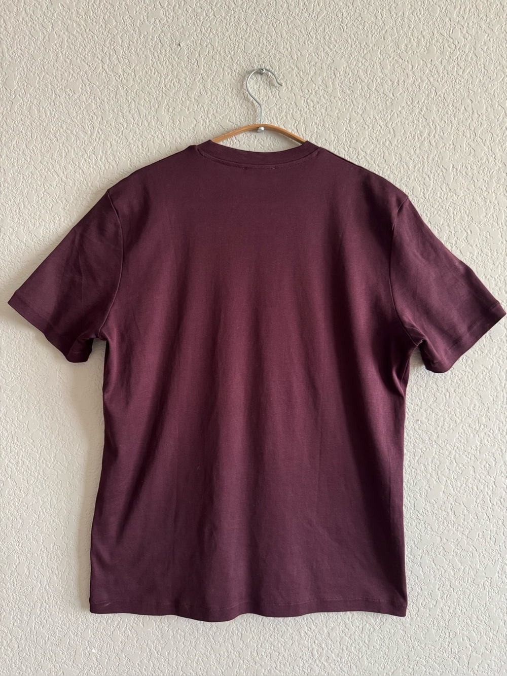 COS Burgundy Tee Shirt Large - Picture 4 of 4